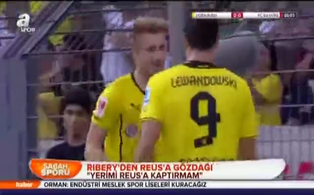 Ribery'den Reus'a gözdağı