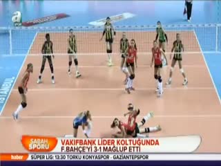 Vakıfbank lider koltuğunda
