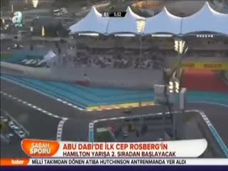 Abu Dabi'de ilk cep Rosberg'in