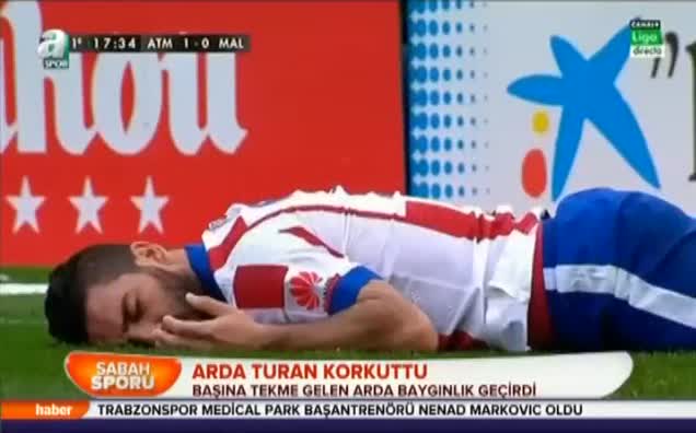 Arda Turan korkuttu
