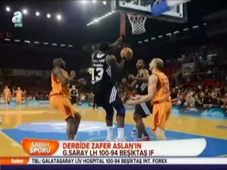 Derbide zafer Aslan'ın