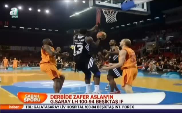 Derbide zafer Aslan'ın
