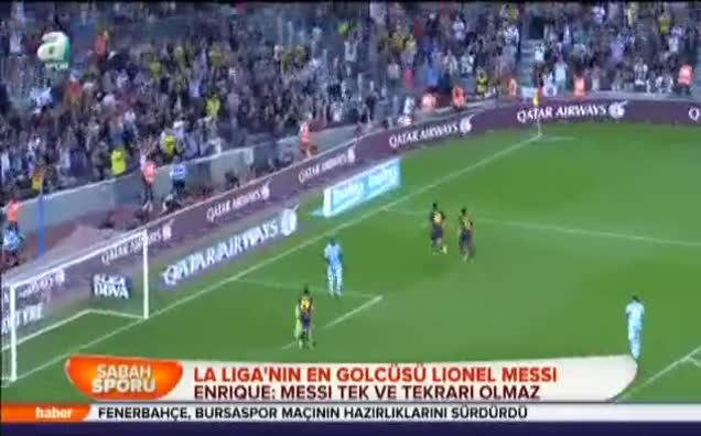 La Liga'nın en golcüsü Lionel Messi