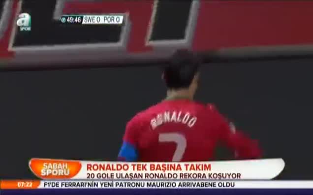 Ronaldo tek başına takım
