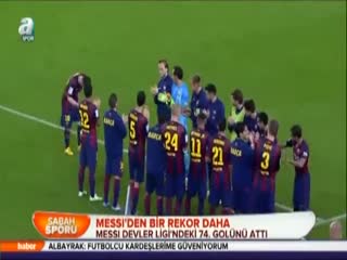 Messi'den bir rekor daha