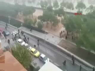 İspanya'da futbol şiddeti