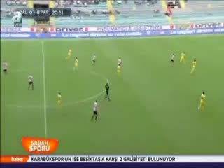 Parma dibe demir attı