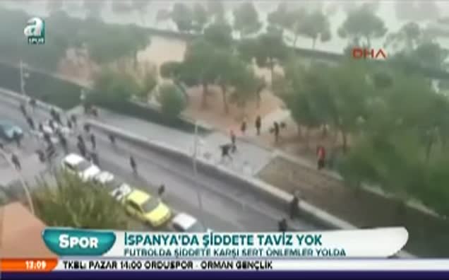 İspanya'da şiddete taviz yok