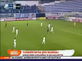 Yunanistan'da şike skandalı