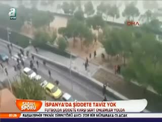 İspanya'da şiddete taviz yok