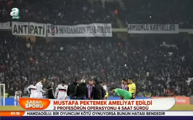 Mustafa Pektemek ameliyat edildi