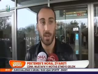 Pektemek'e moral ziyareti