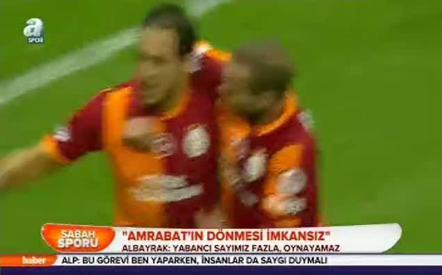 "Amrabat'ın dönmesi imkansız"