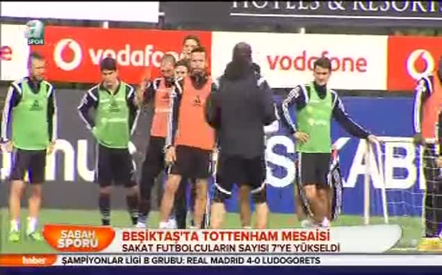 Beşiktaş'ta sakat futbolcuların sayısı 7'ye yükseldi