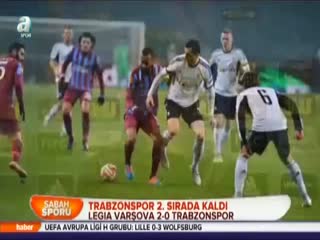 Trabzonspor 2. sırada kaldı