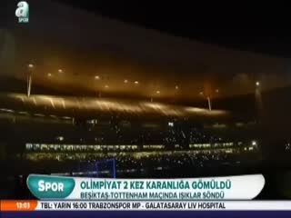 Olimpiyat 2 kez karanlığa gömüldü