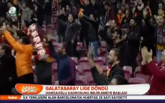 Galatasaray lige döndü