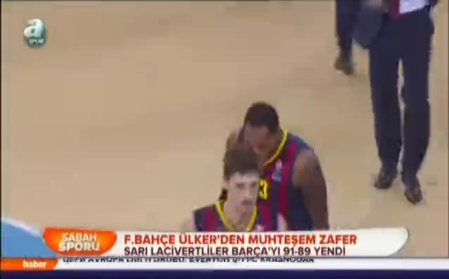 F.Bahçe Ülker'den muhteşem zafer