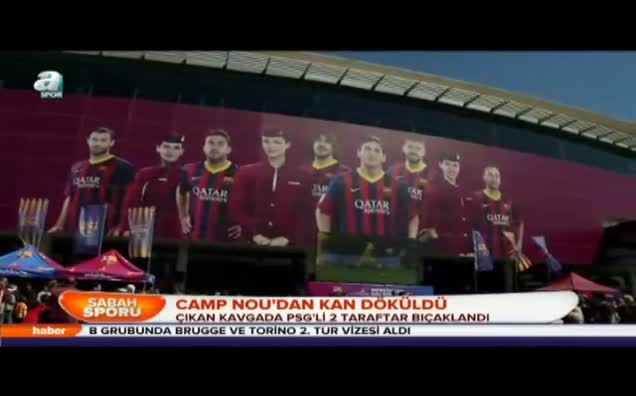 Camp Nou'da kan döküldü