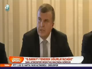 "G.Saray'ı yenerek uğurlayacağız"