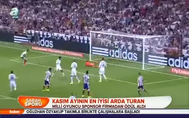 Arda Turan'a bir ödül daha
