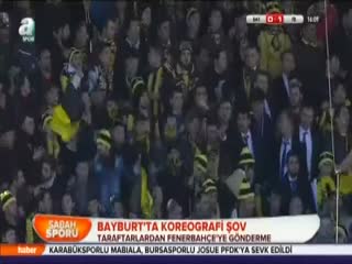 Taraftarlardan Fenerbahçe'ye gönderme