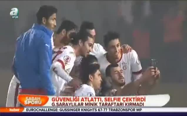 Güvenliği atlattı, selfie çektirdi