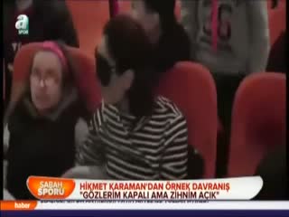 Hikmet Karaman'dan örnek davranış