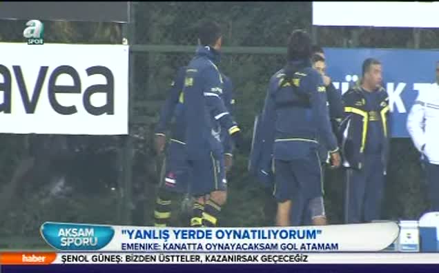 Emenike: Yanlış yerde oynatılıyorum