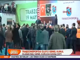 Trabzonspor'da olaylı genel kurul