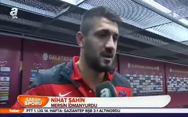 Nihat: Sabri bana "penaltı değil" dedi