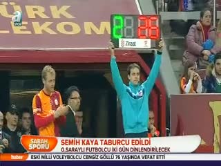 Semih Kaya taburcu edildi