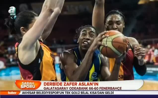 Derbide zafer Aslan'ın