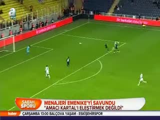Menajeri Emenike'yi savundu