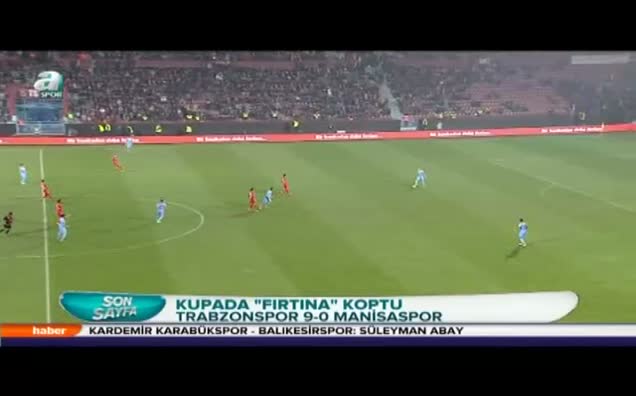 Trabzon-Manisa maç özeti!