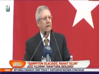 "Şampiyon olacağız, rahat olun"