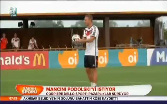 Mancini Podolski'yi istiyor