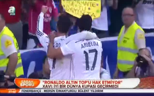 "Ronaldo Altın Top'u hak etmiyor"