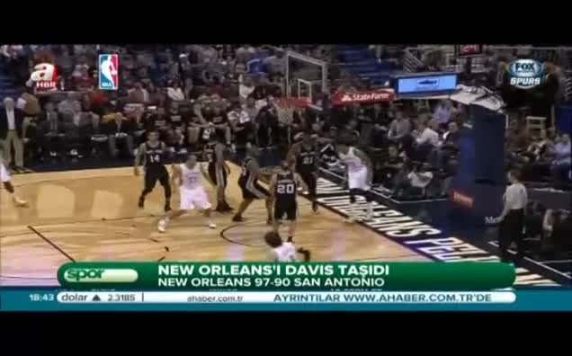 New Orleans'ı Davis taşıdı!