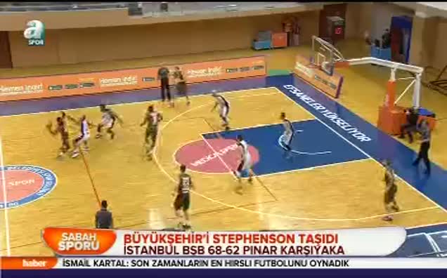 Büyükşehir'i Stephenson taşıdı