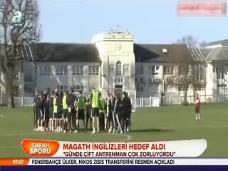Magath İngilizleri hedef aldı