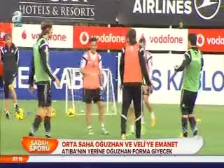 Orta saha Oğuzhan ve Veli'ye emanet