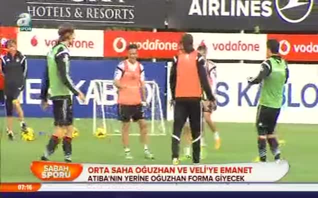 Orta saha Oğuzhan ve Veli'ye emanet