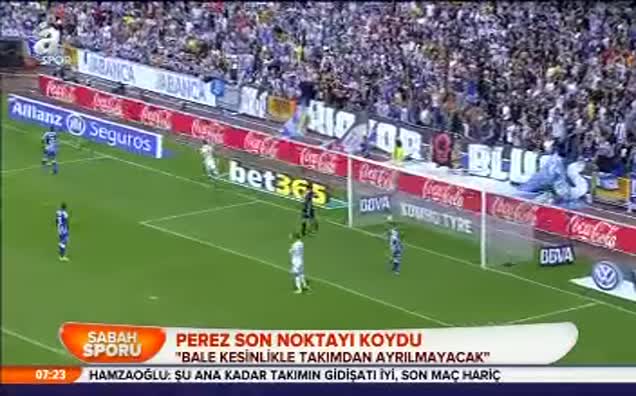 "Bale kesinlikle takımdan ayrılmayacak"