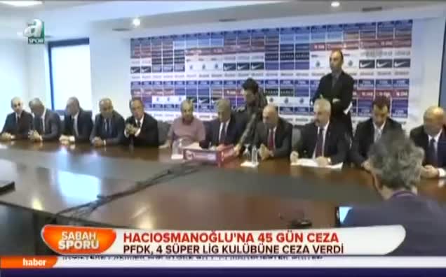 Hacıosmanoğlu'na 45 gün ceza