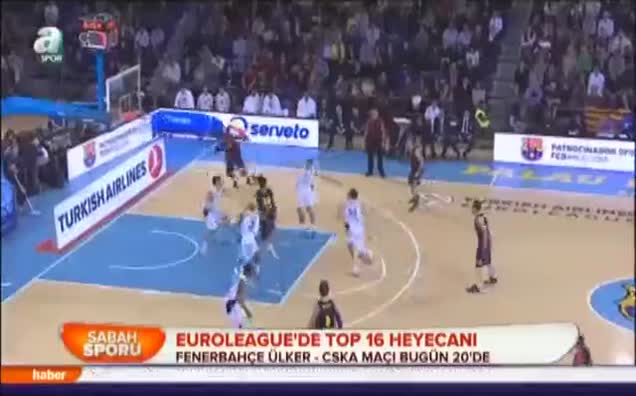 Euroleague'de top 16 heyecanı