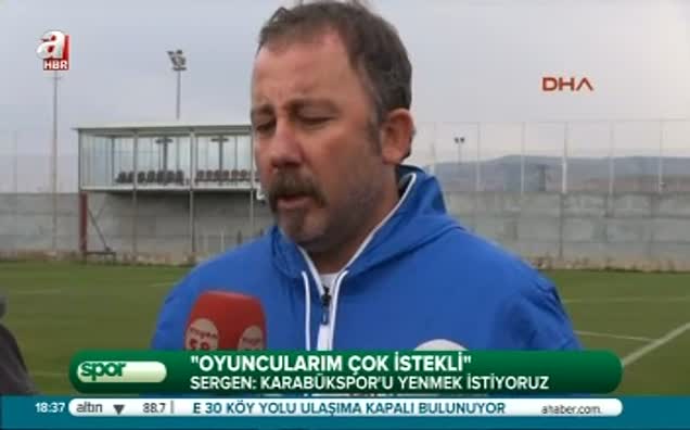 Sergen Yalçın iddialı konuştu!