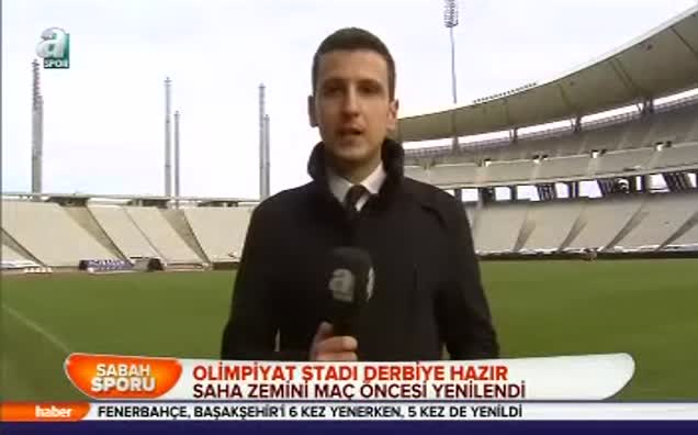 Olimpiyat Stadı derbiye hazır