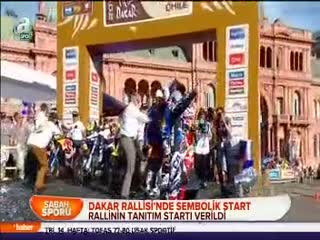 Dakar Rallisi'nde sembolik start