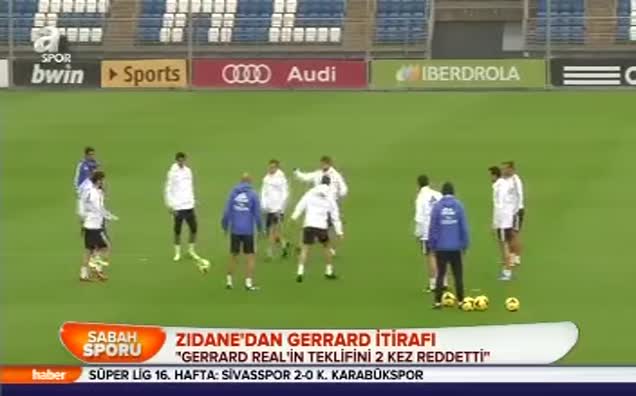 Zidane'dan Gerrard itirafı